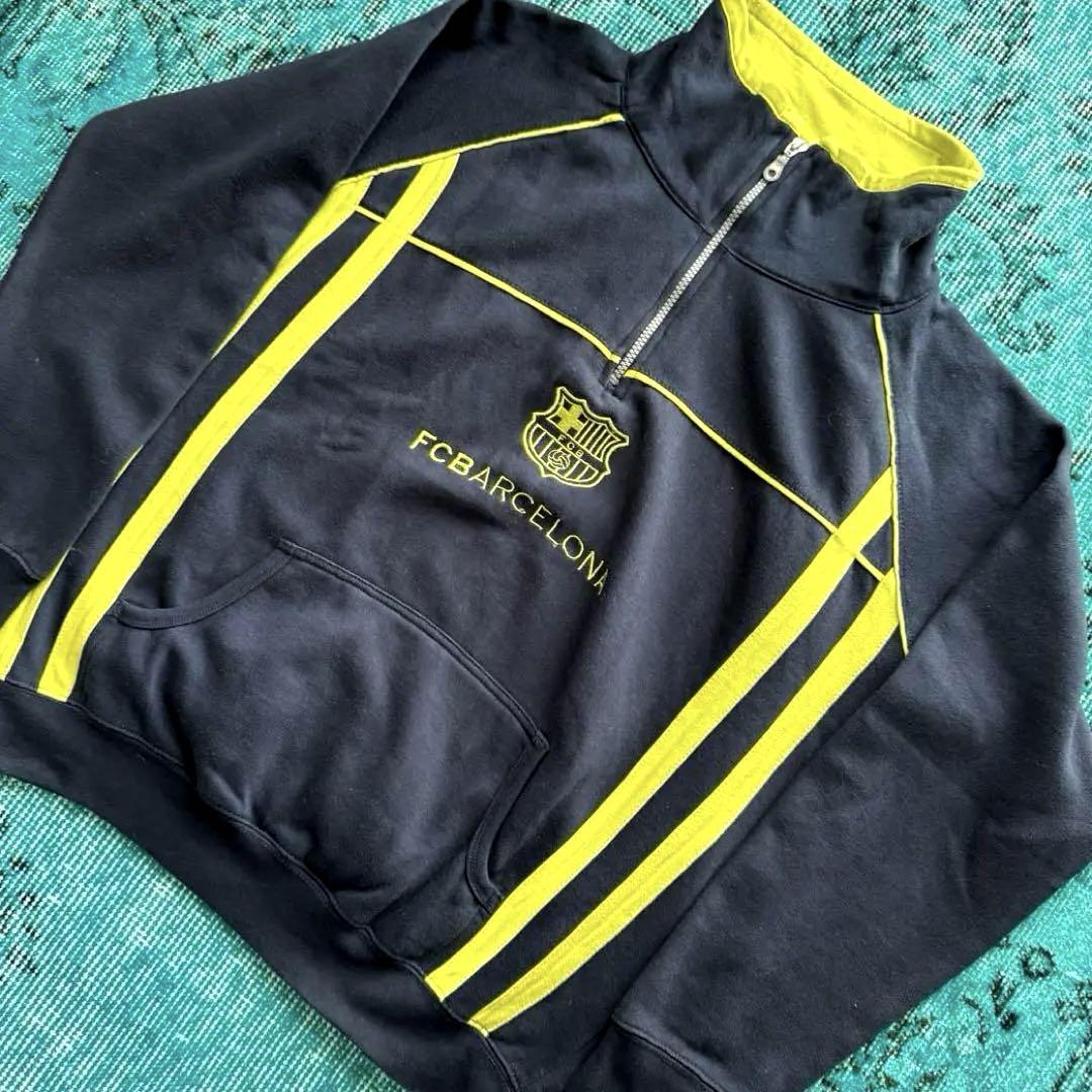 トップス 90s 00s \"FC BARCELONA\" game sweat shirt