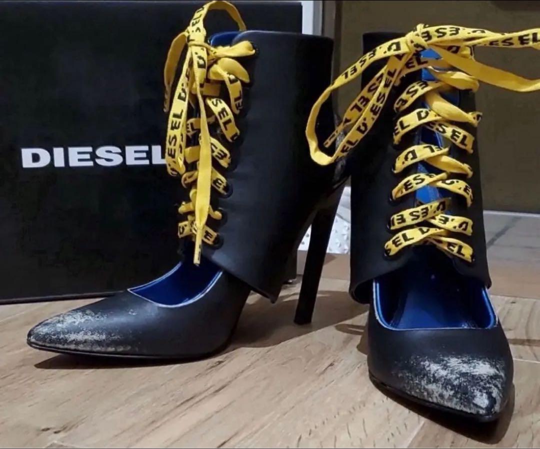 DIESEL ディーゼル 2way パンプスヒール ショートブーツ シューズ