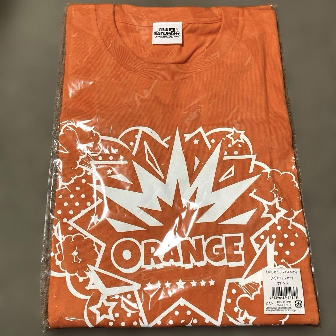 にじさんじフェス　にじフェス　Tシャツ　オレンジ