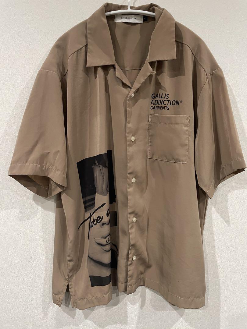 GALLIS ADDICTION 半袖シャツ サイズ4 ベージュ