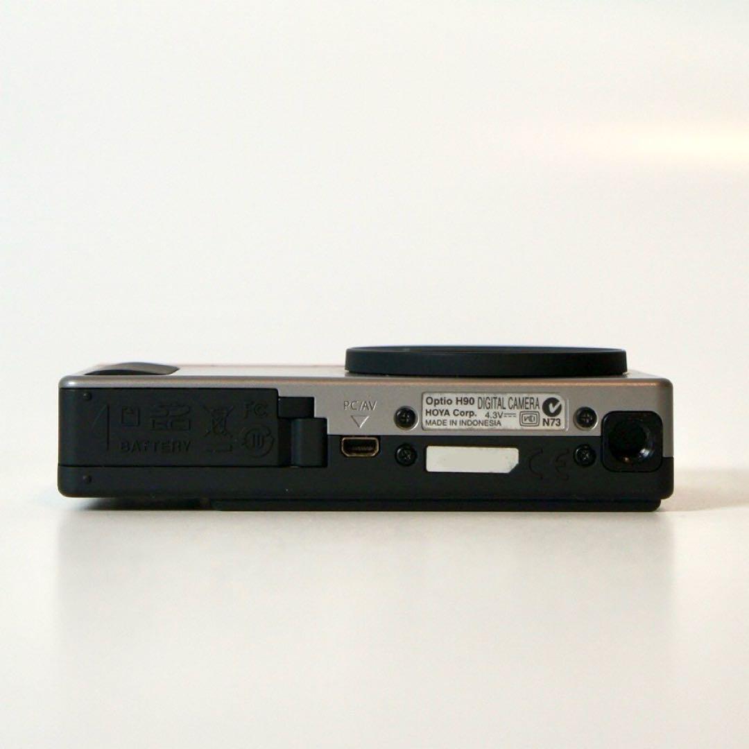 【スマホ転送セット】PENTAX OPTIO H90 オレンジ オールドコンデジ