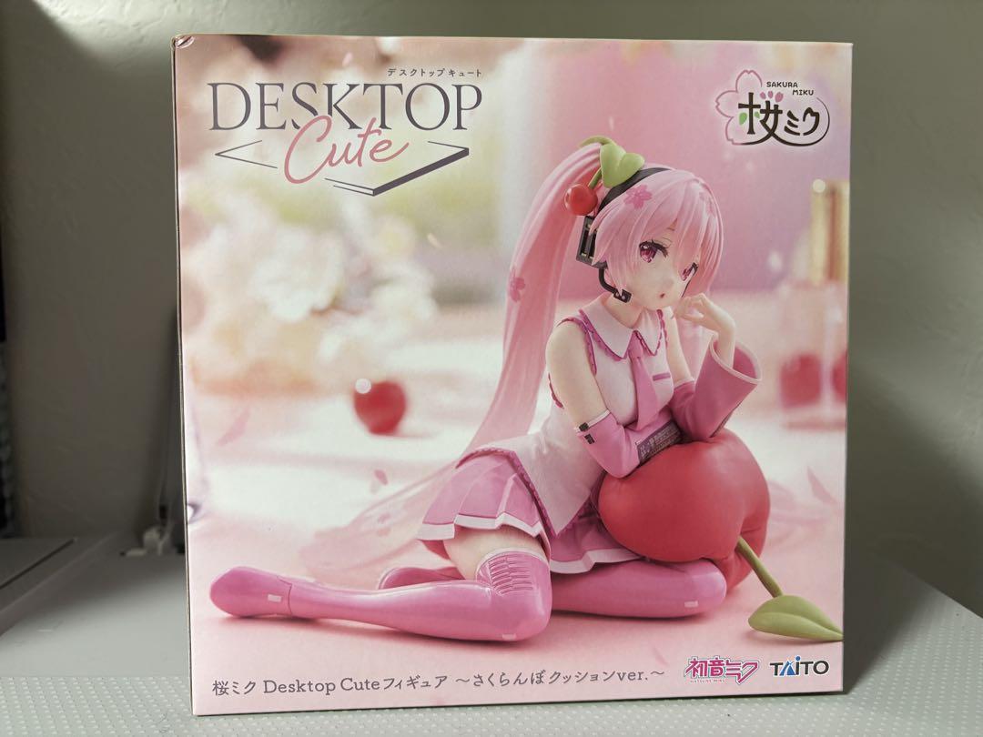 匿名・高速発送】桜ミク desktop cute フィギュア - メルカリ