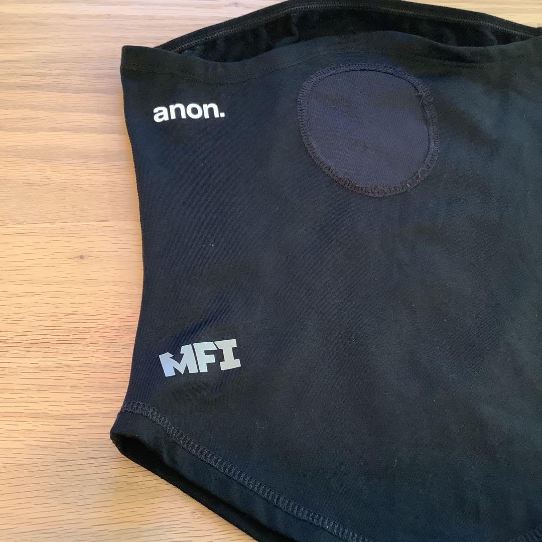 スノーボード、スキー　anonゴーグル MFI用　フェイスマスク2枚セット
