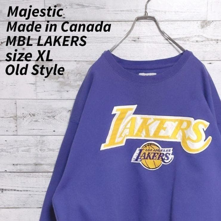 フローラル 【激レア】Los Angeles Lakers スウェット レイカーズ 刺繍