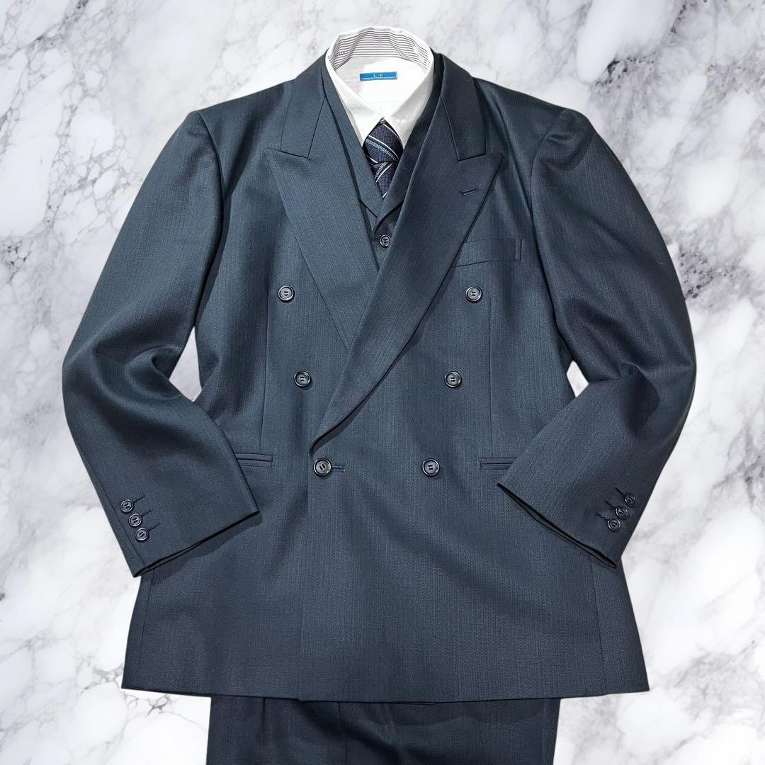 Marzotto マルゾット 3ピース セットアップ スーツ ダブル イタリア製