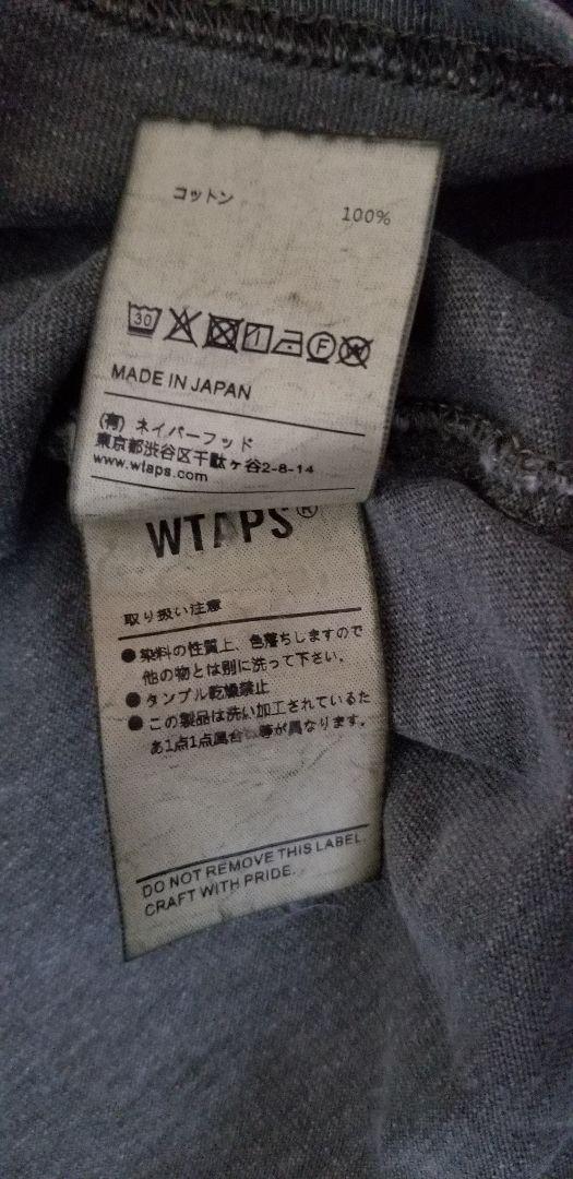 WTAPS ポケット ロンT ロングスリーブカットソー オリーブグリーン