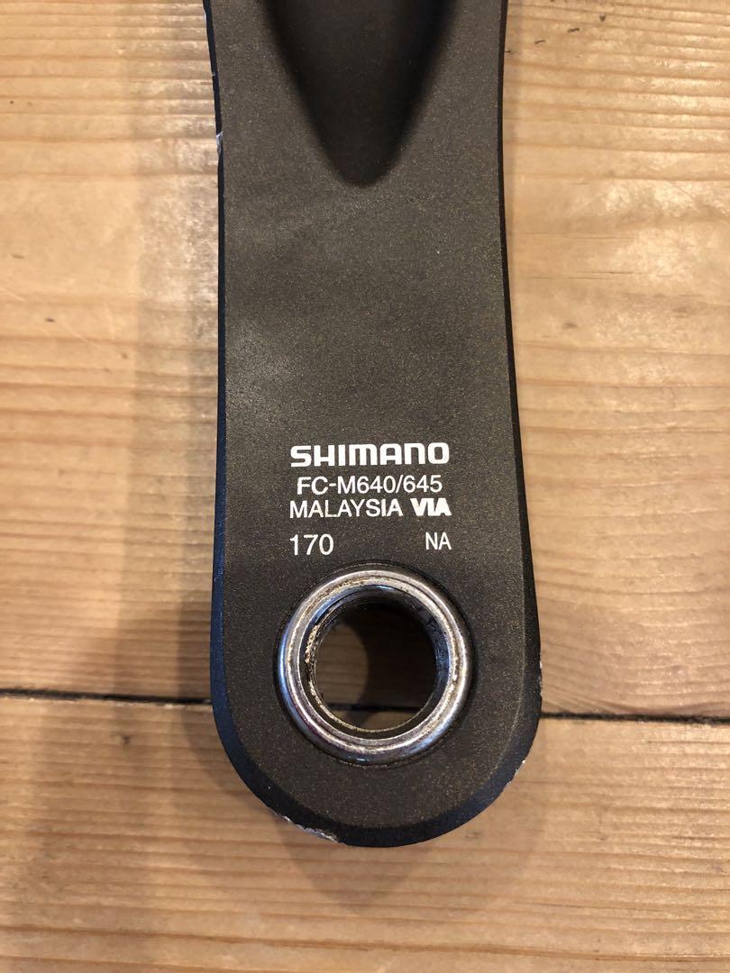 シマノ クランク zee fc-m640 170
