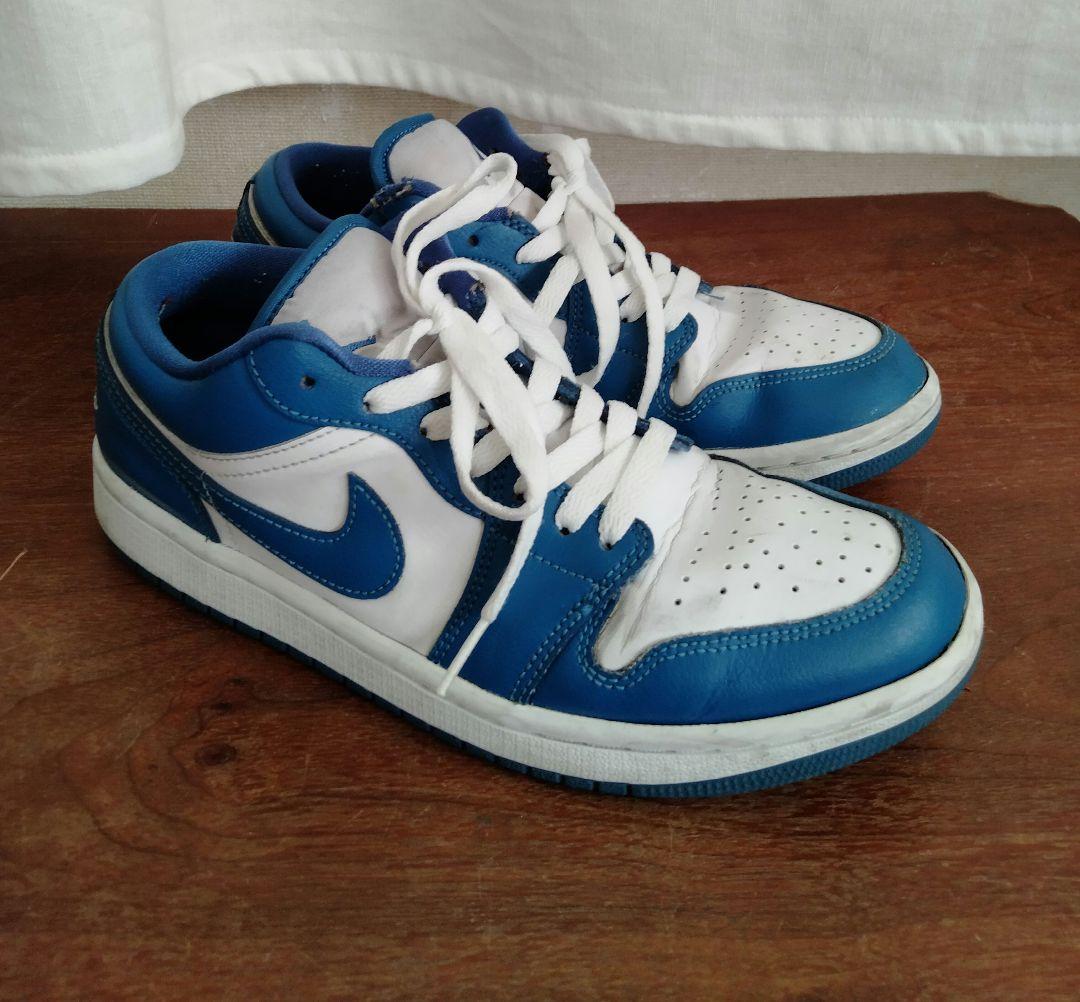 ナイキ　NIKE　スニーカー　ジョーダン　Jordan　ドジャース　青　ダンク