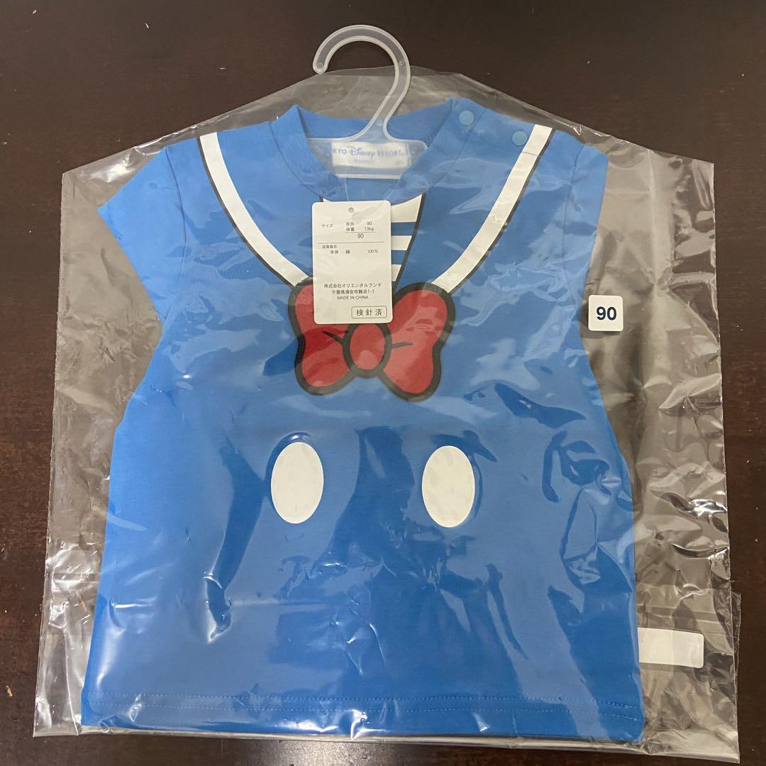 東京ディズニーリゾート限定　ドナルド　Tシャツ　パンツ　セット　90cm 新品