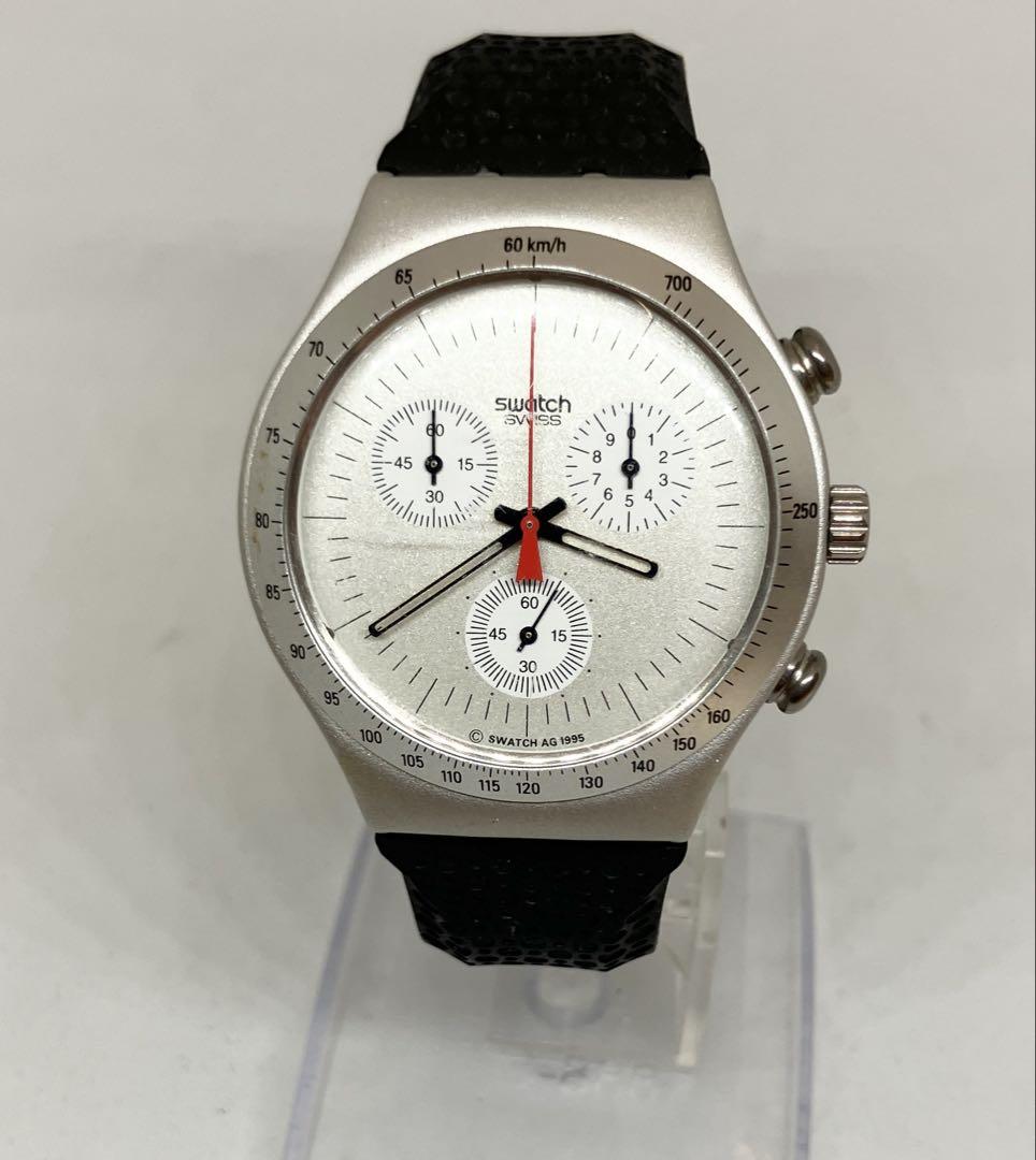 スウォッチ swatch IRONY クロノグラフ タイムカット アルミニウム