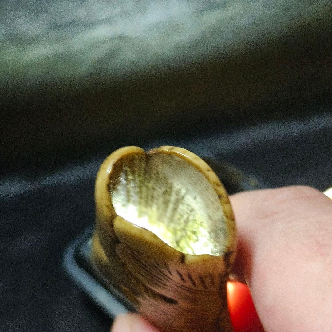 鹿骨細工 向日葵