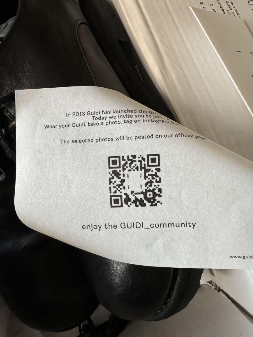 グイディ guidi 792V 42.5 黒　試着のみ