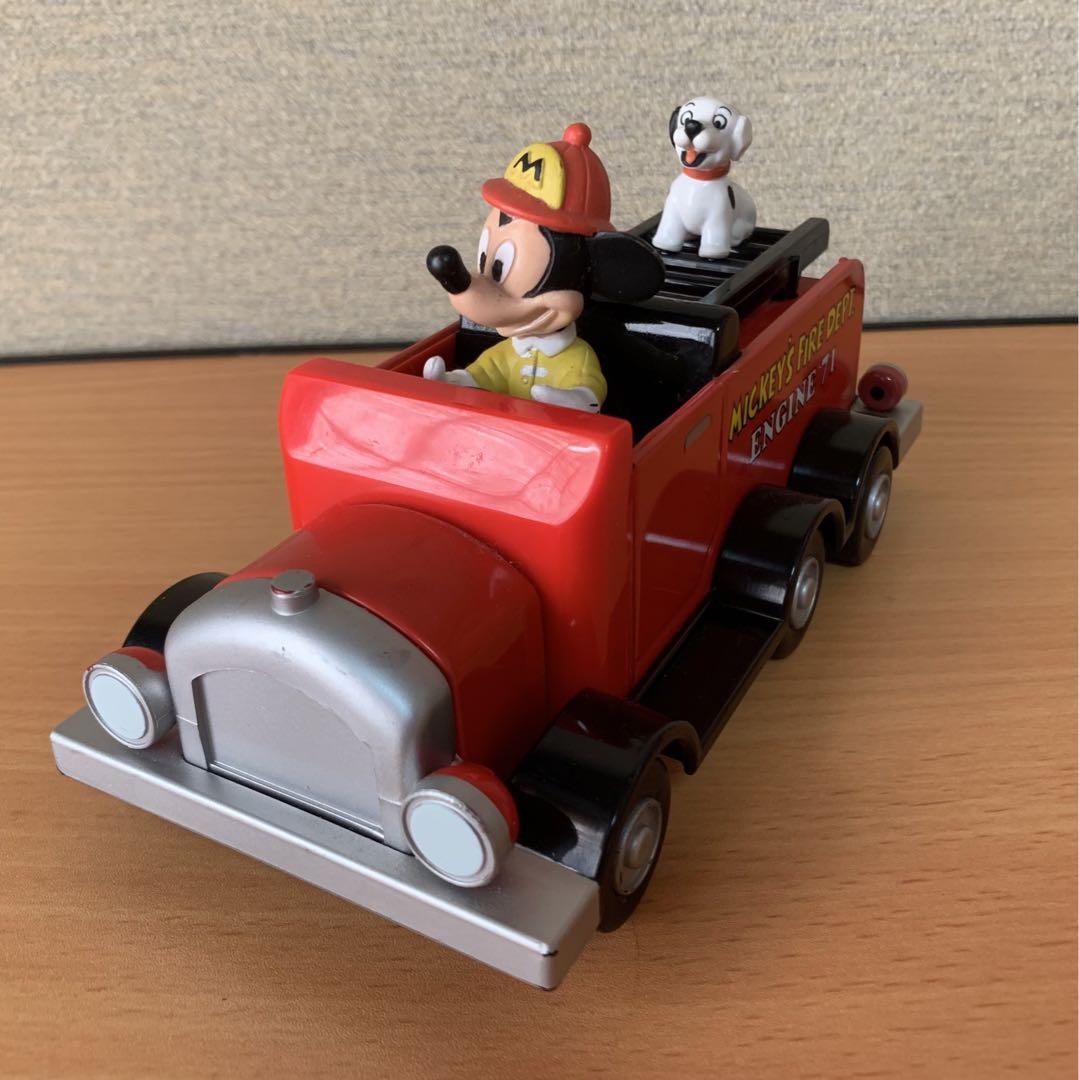 激レア ビンテージ レトロ ミッキーマウス 消防車 トイカー (PD-2) トミカ トミー ディズニー プチカ ミッキーの消防車 PD-2 1983年
