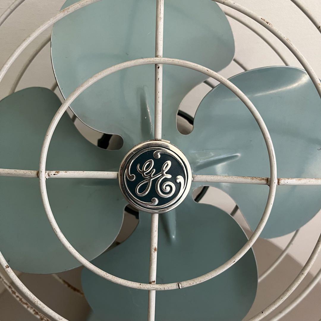 レア！GE ゼネラルエレクトリック 扇風機 アクアブルー