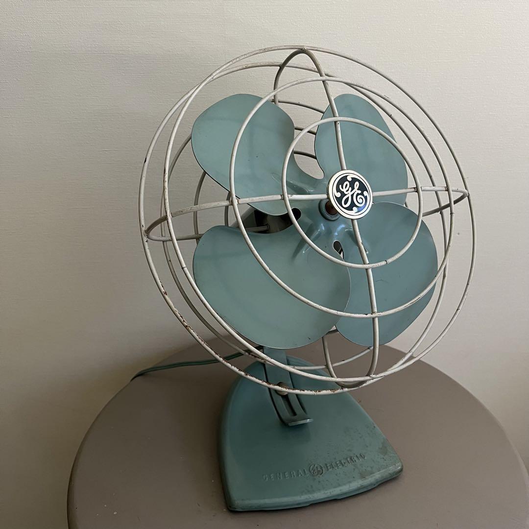 レア！GE ゼネラルエレクトリック 扇風機 アクアブルー