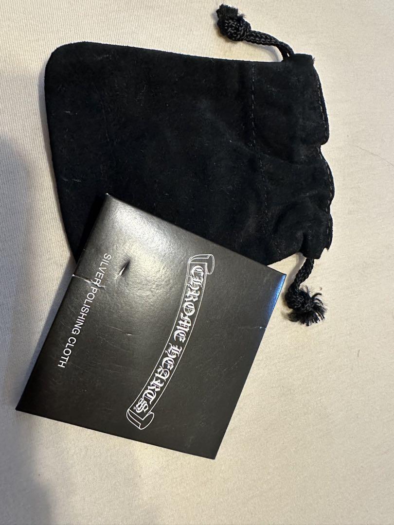 CHROME HEARTS クロムハーツ ベルトループ クロスボタン レザー
