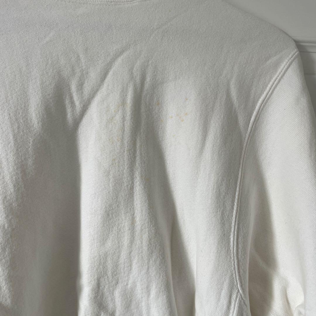 Champion ホワイト ボタン付きジャケット made in USA 90s