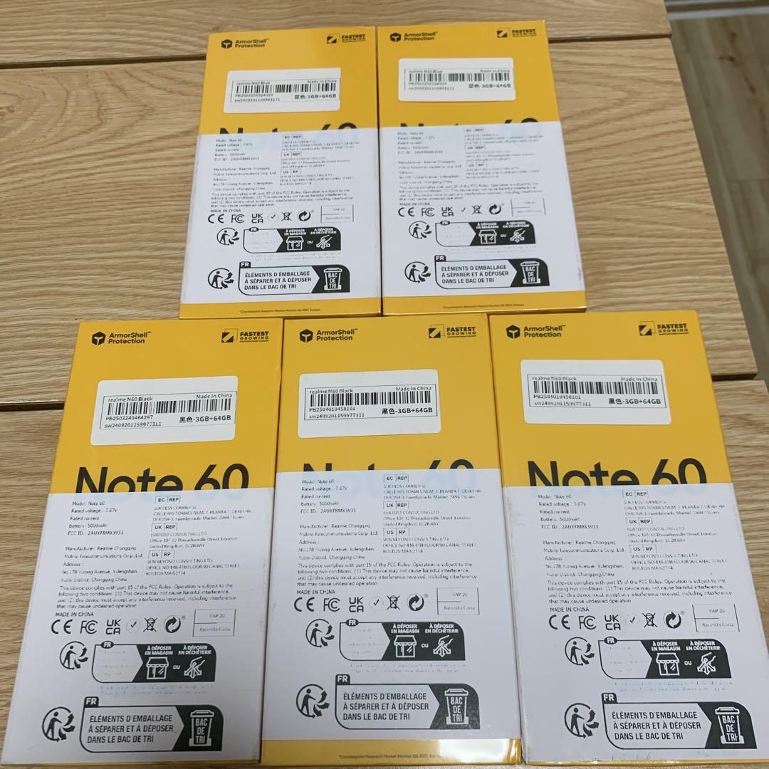 realme Note 60 3GB 64GB スマートフォン本体