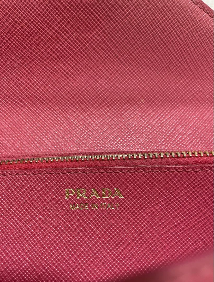 PRADA プラダ サフィアーノレザー 長財布 ピン ク