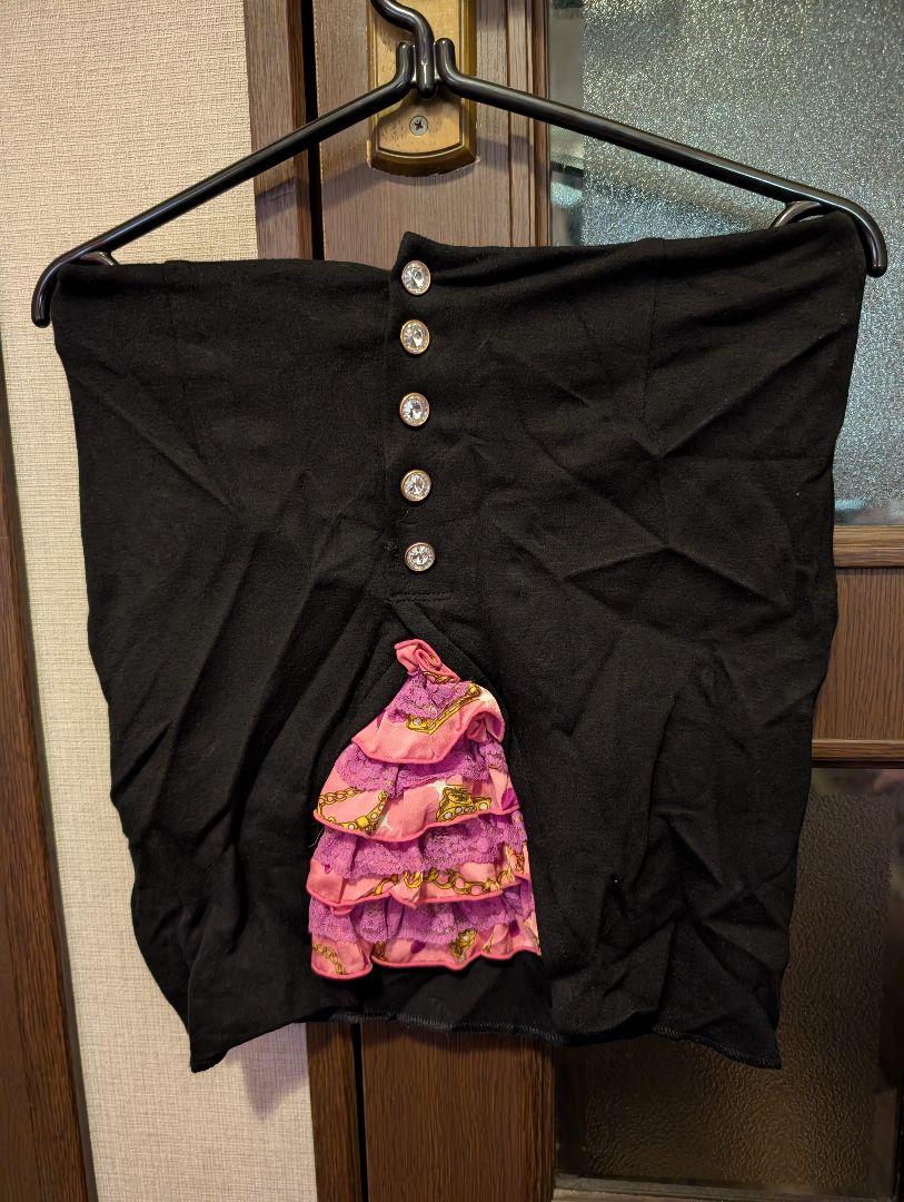 MARSレア希少入手困難。後ろフリル付き黒タイトスカート。難アリシワのみ