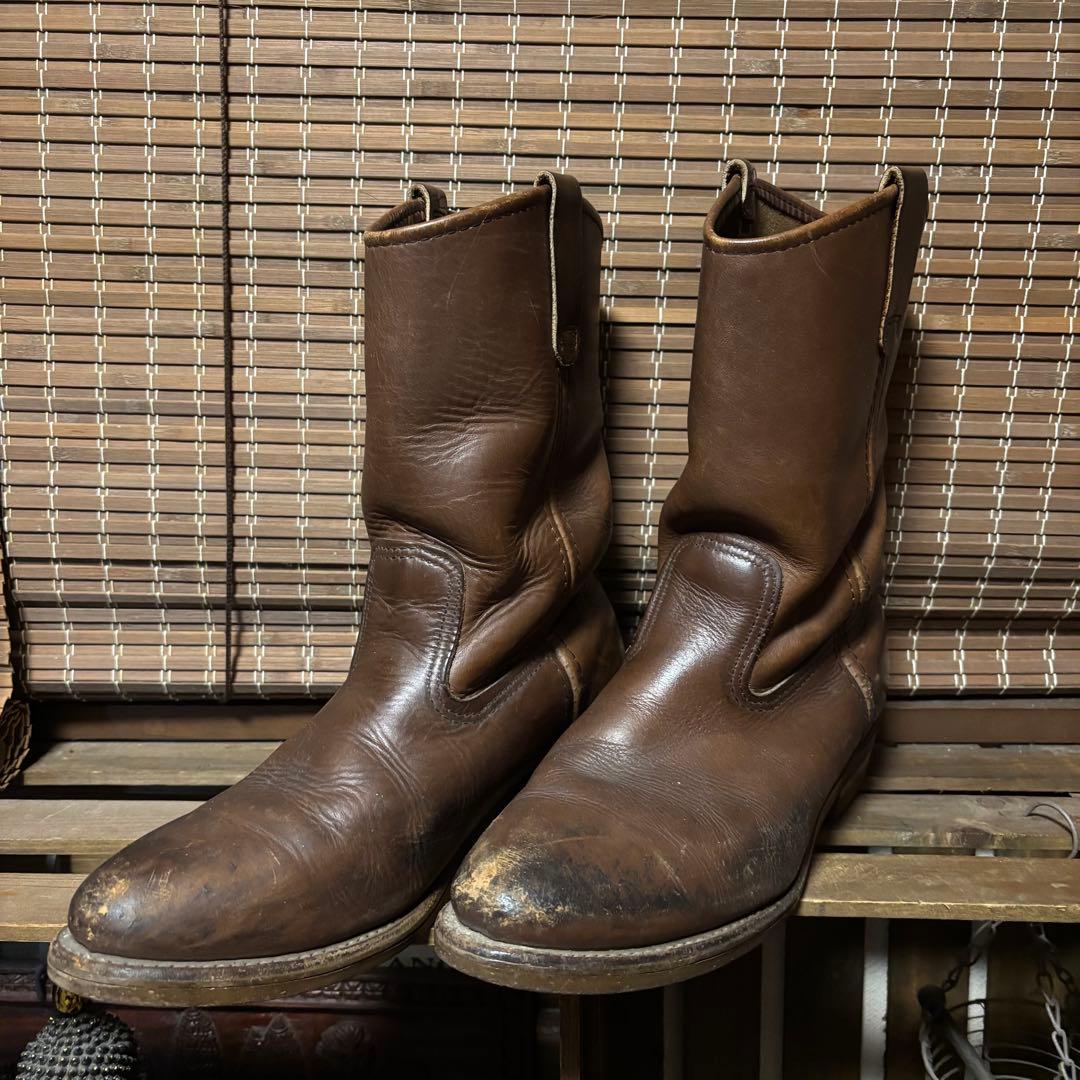93年製 RED WING 1155 ペコスブーツ 縦羽タグ US927cm RED WING