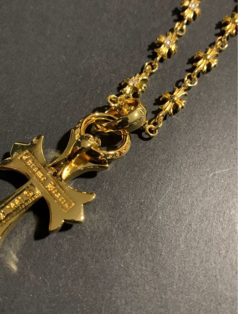 22k ダイヤ タイニークロスチェーン ネックレス 22k ダイヤ タイニークロスチェーン ネックレス
