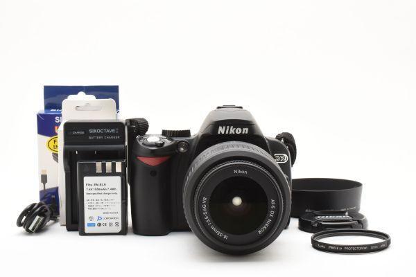 極美品　D60 AF-S 18-55mm 3.5-5.6G VR #N061