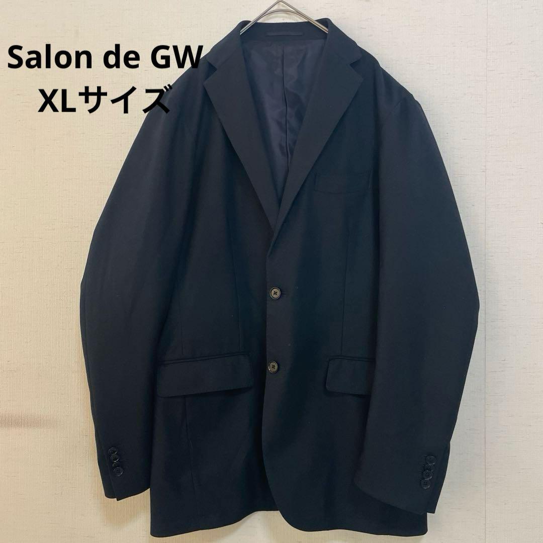 サロンド　グローバルワーク　ジャケット　スーツ　XL ブラック　リングジャケット