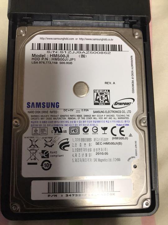 2.5インチ Samsung 500GB HM500JI