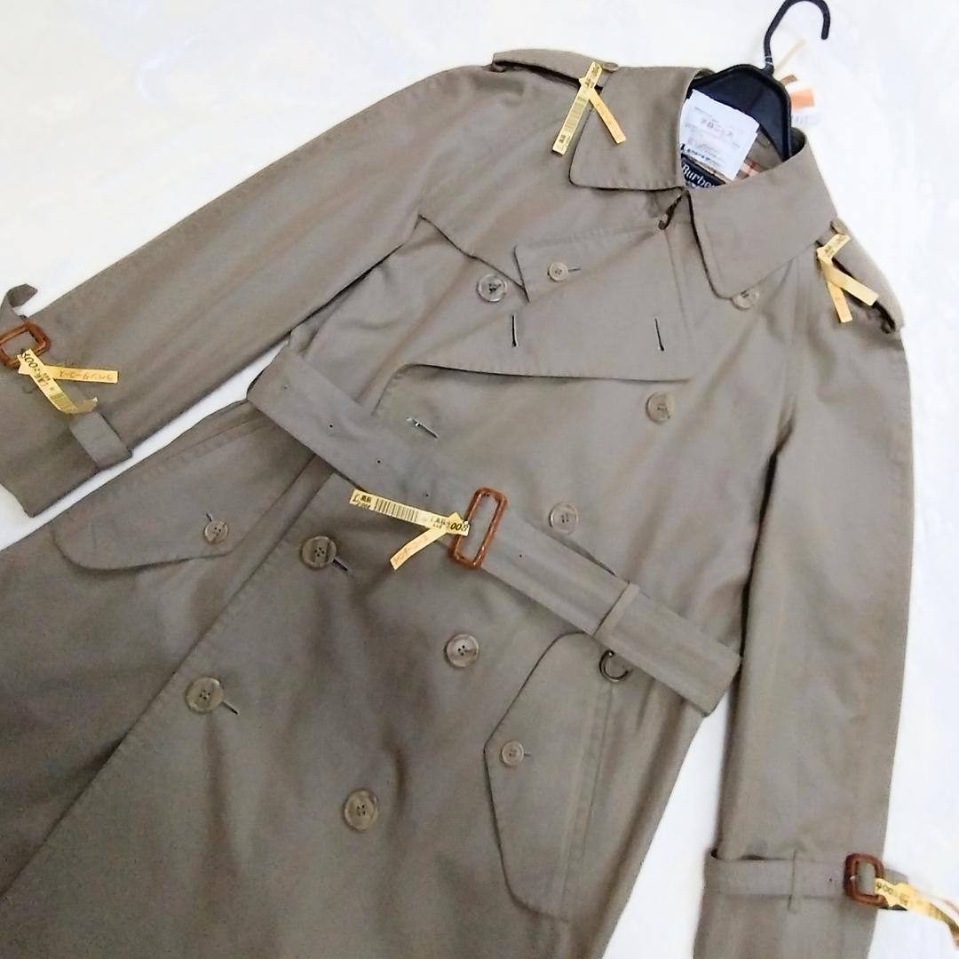 美品】バーバリーズ トレンチコート ギャバジン生地 カーキ ノバ