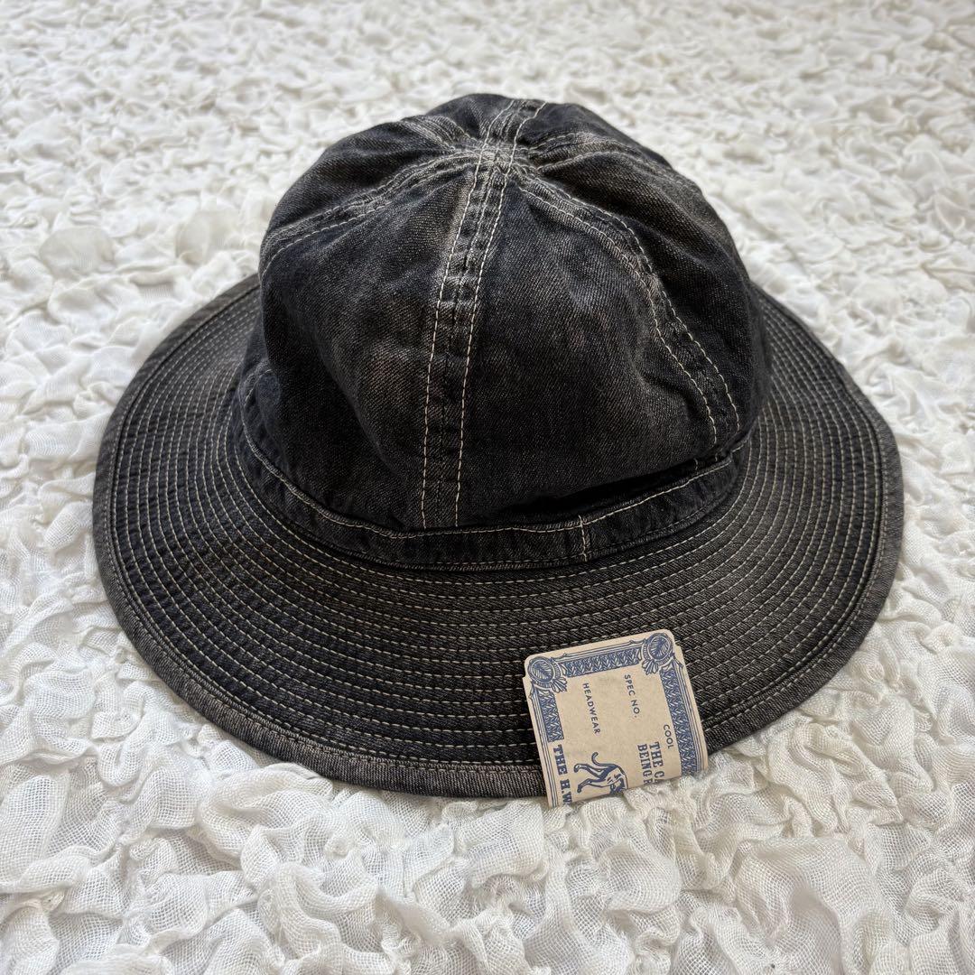 美品 THE H.W.DOG&CO DENIM FATIGUE HAT