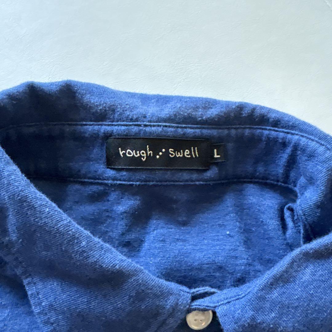 rough & swell ネイビー ポロシャツ