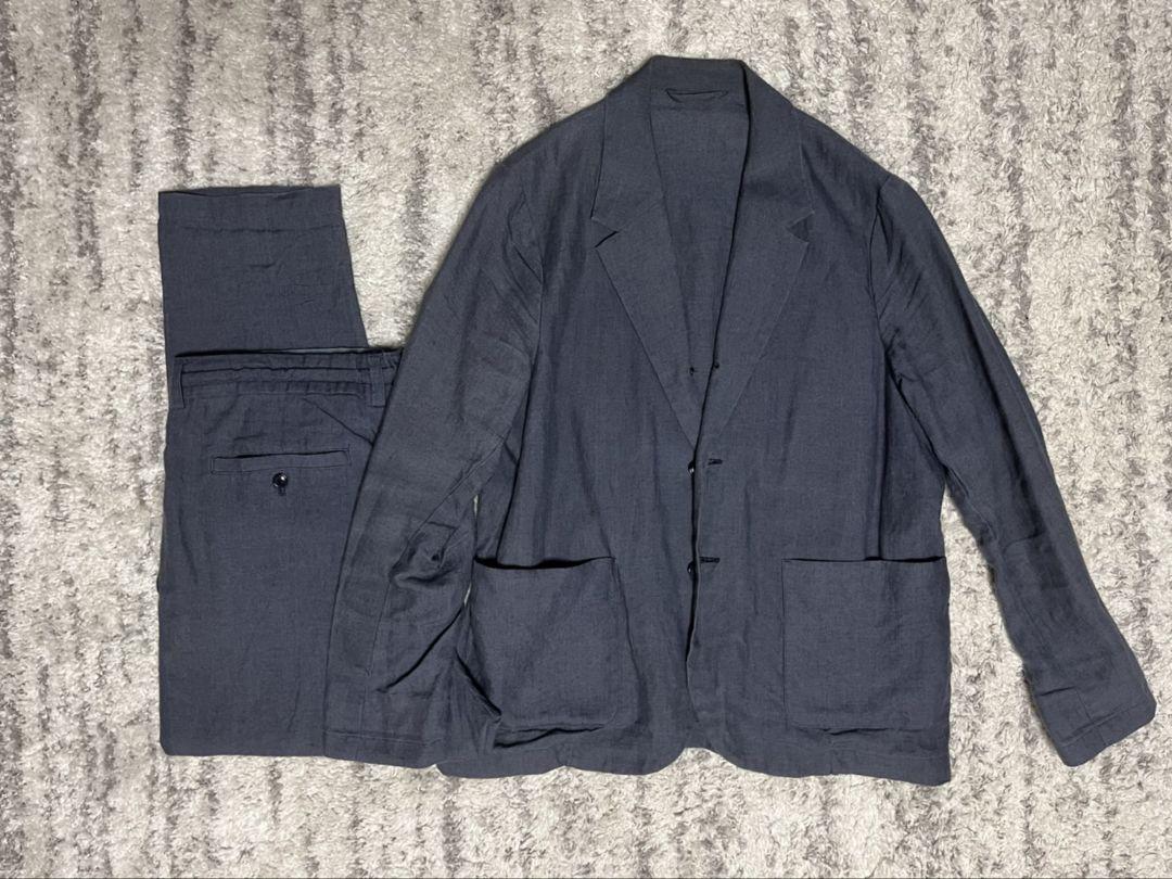 nest Robe CONFECT リネンセットアップ(ブルー)