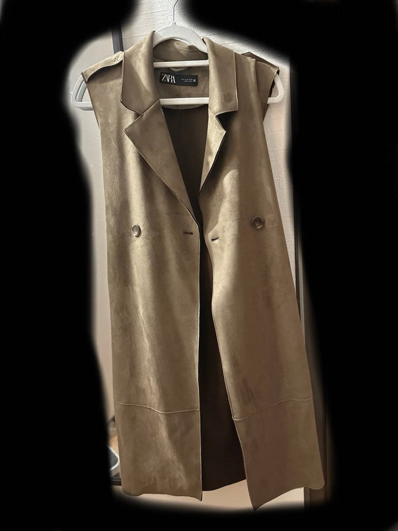 ZARA✨ロングジレ ジャケット ZARA（ベスト⁄ジレ ・ ホワイト⁄白色系）のフリマアイテム一覧