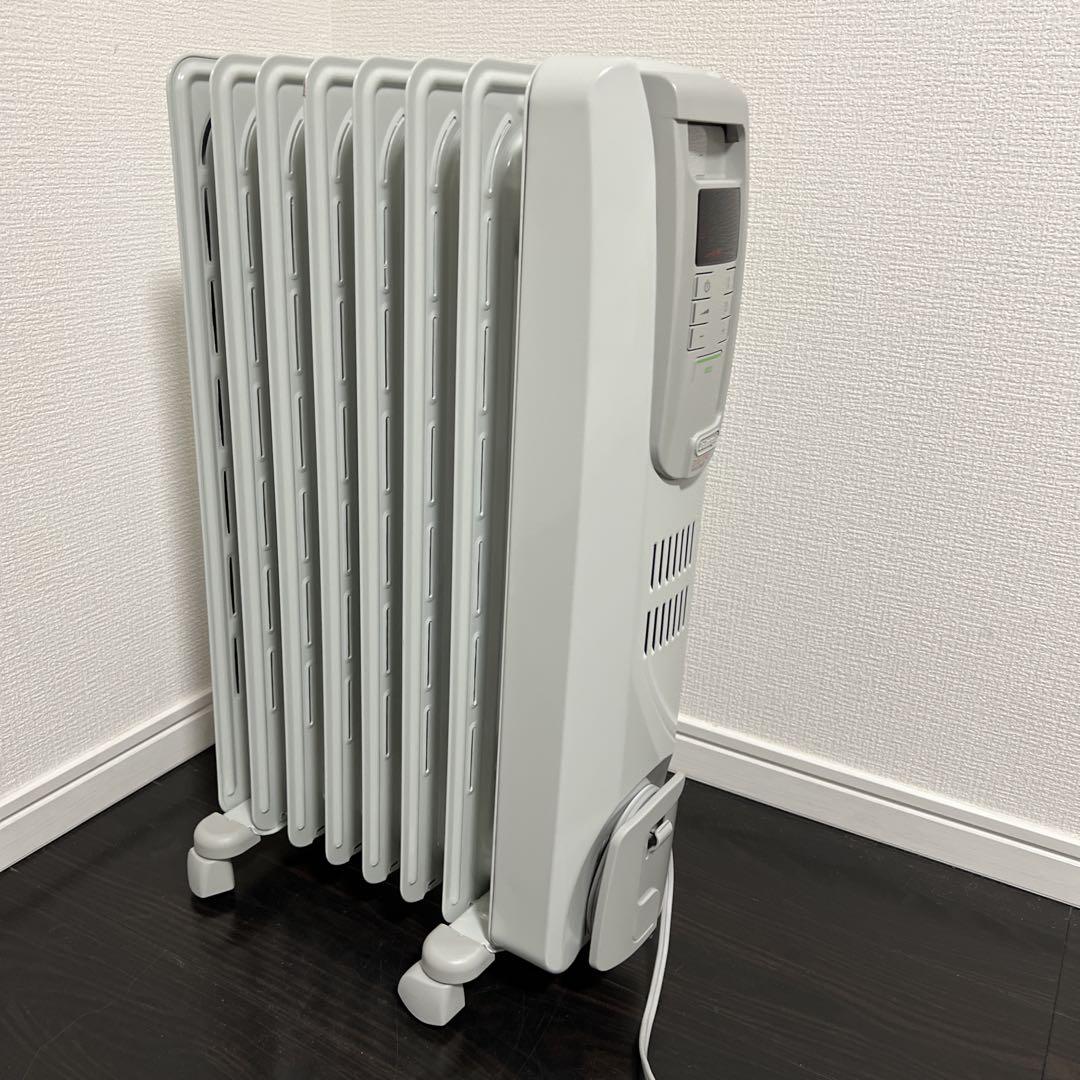 【美品｜デロンギ オイルヒーター】 デジタル式　KHD410812-LG グレー