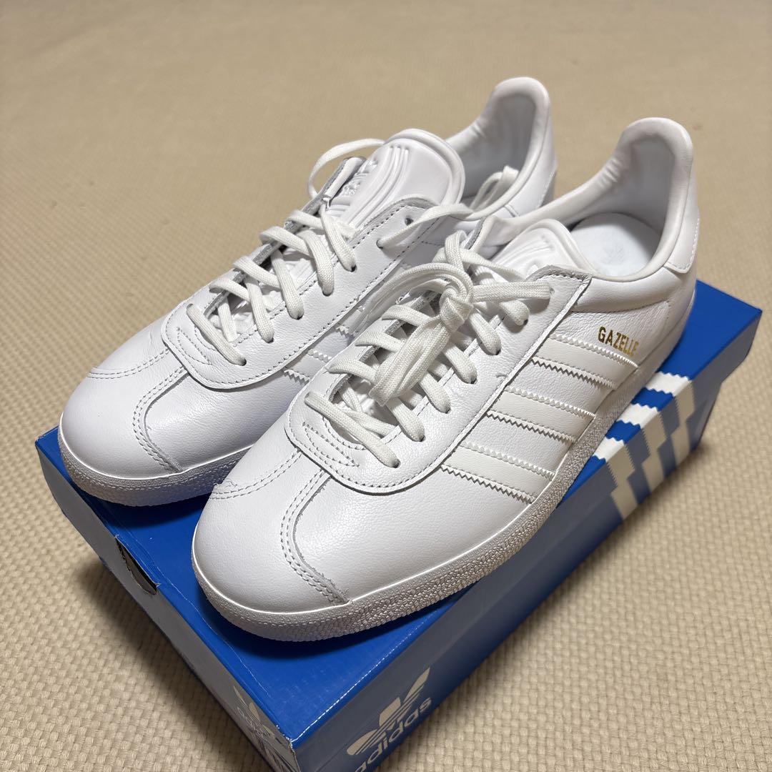 Adidas ガゼル ホワイト 27cm