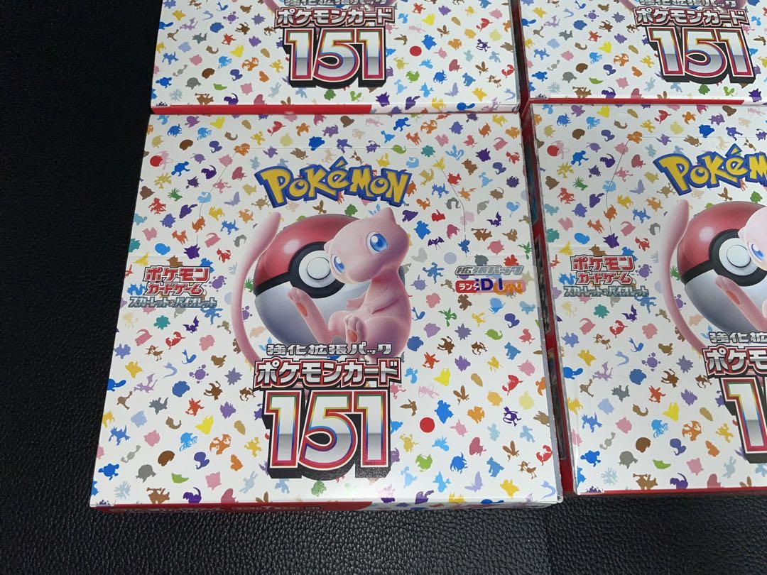 【ポケモンカード】151シュリンクあり2箱無し2箱イーブイヒーローズ2パック付き