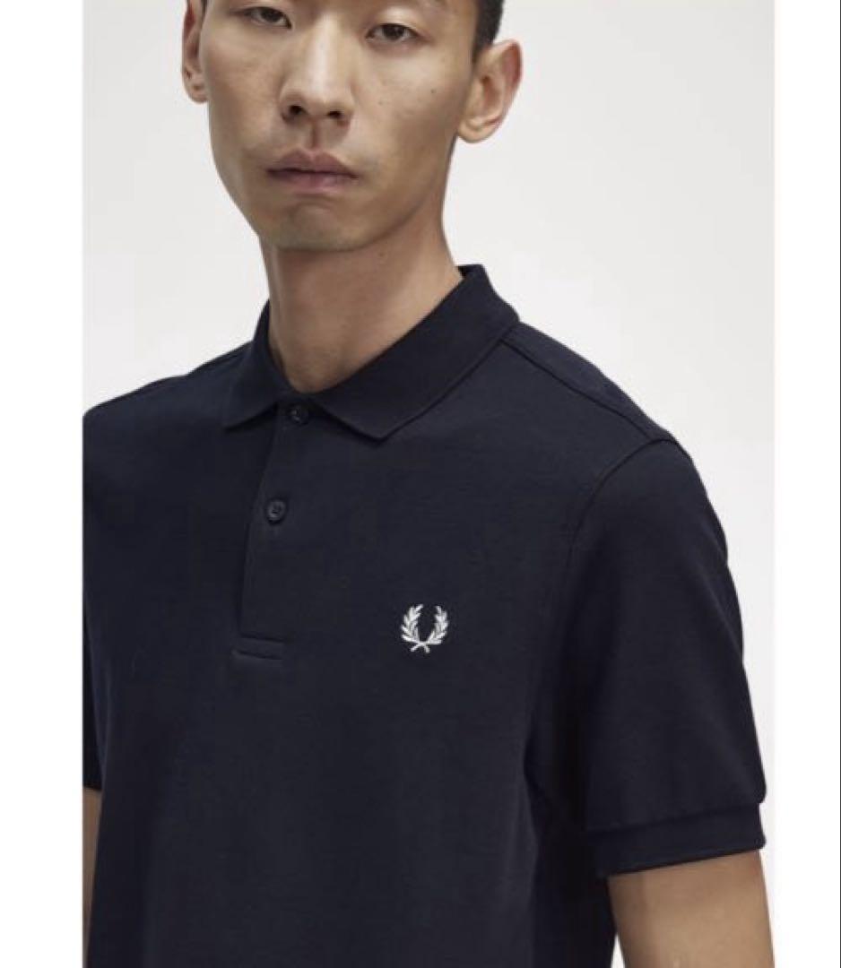 FRED PERRY フレッドペリー 半袖ポロシャツ ネイビー L