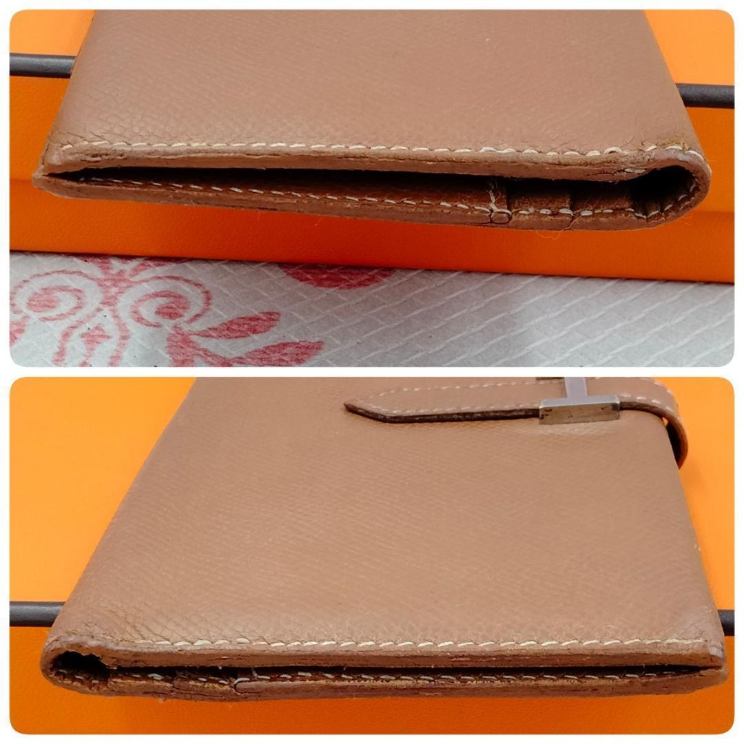 美品 HERMES エルメス ベアン キャメル D刻印 [BR]