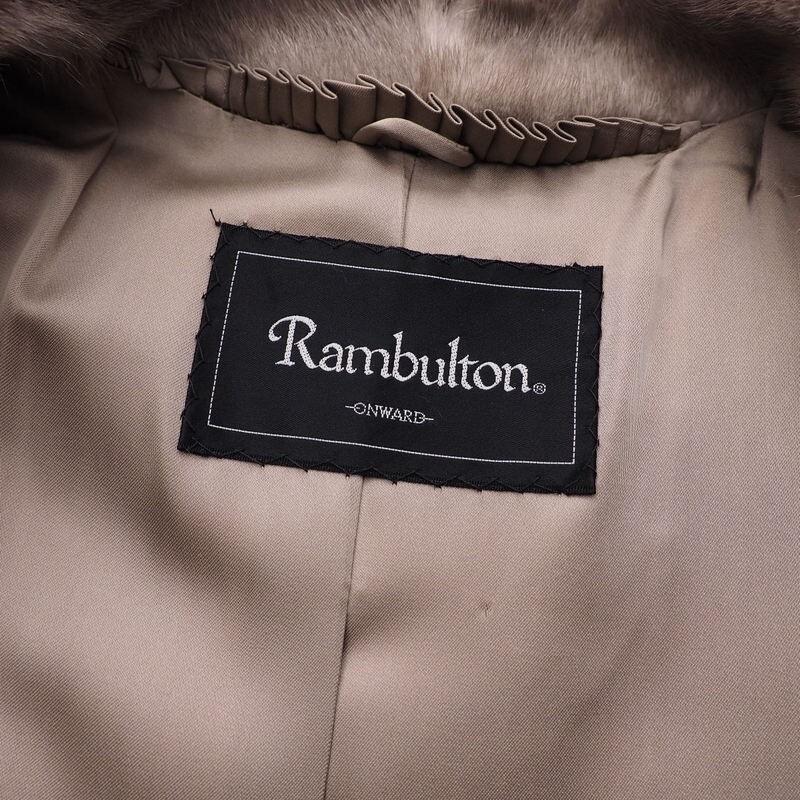 SAGAMINK サガミンク Rambulton ミンクファーコート F グレー