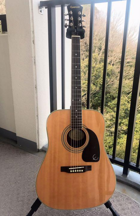 気質アップ 状態良好 Epiphone DR-220S TOP単板 アコースティック