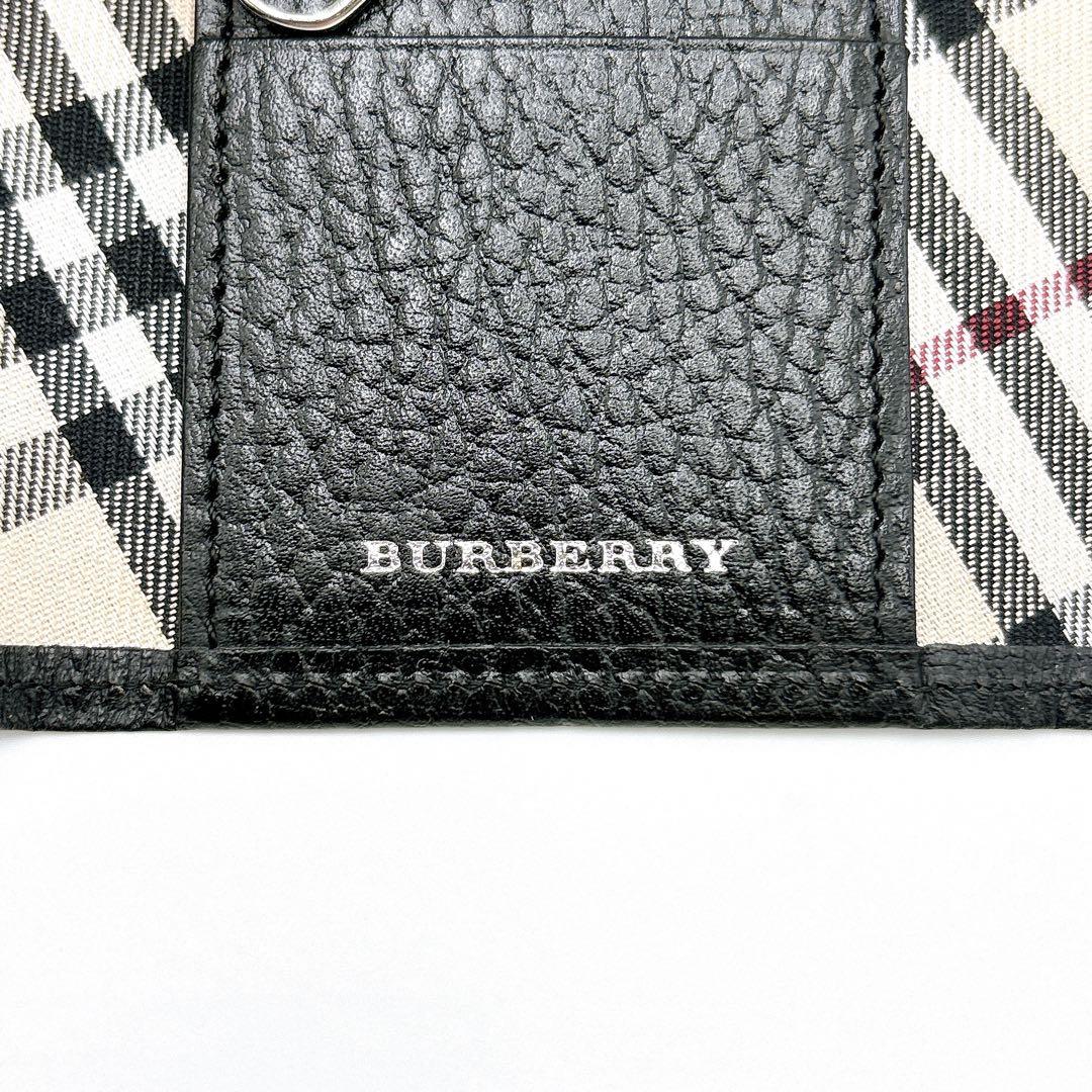 極美品 ＊ BURBERRY バーバリー レザー 4連キーケース ブラック