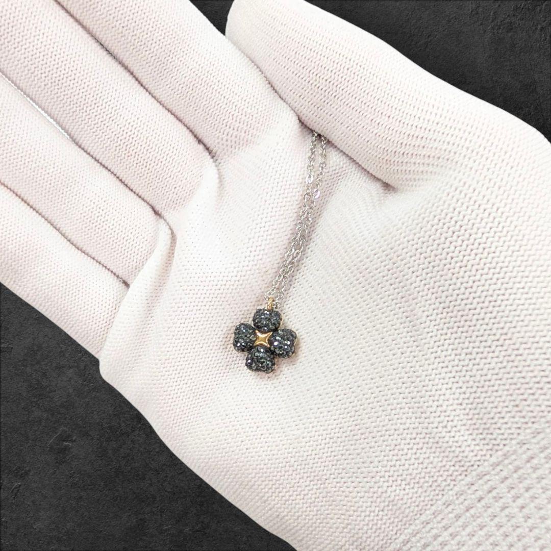 SWAROVSKI スワロフスキー リバーシブルネックレス 四つ葉