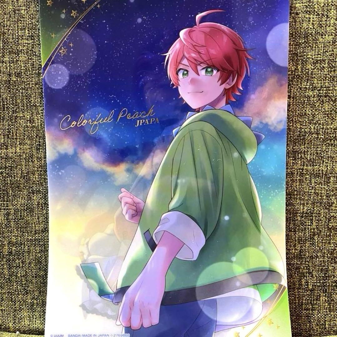 ☆ 【フラットガシャポン】カラフルピーチ クリアポスター2 全12