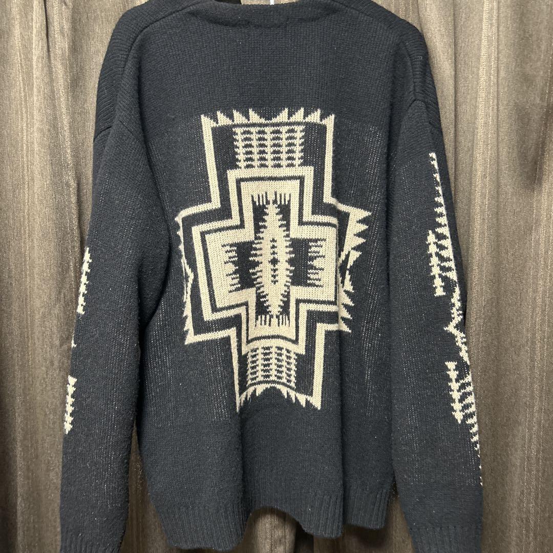 美品　Pendleton ウール カーディガン L ブラック