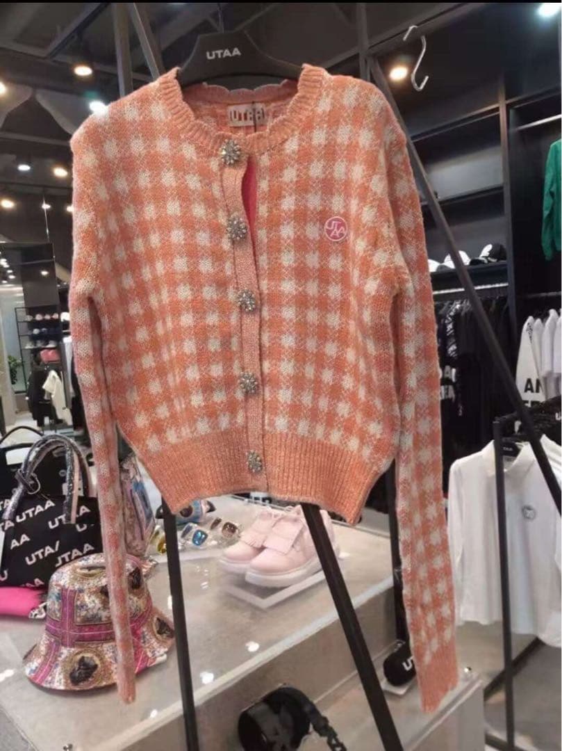 カーディガン UTAA ゴルフ ウェア レディース トップス セーター 長袖