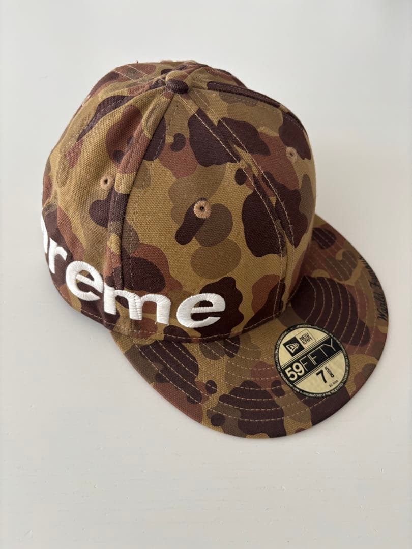 supreme newera キャップ　迷彩