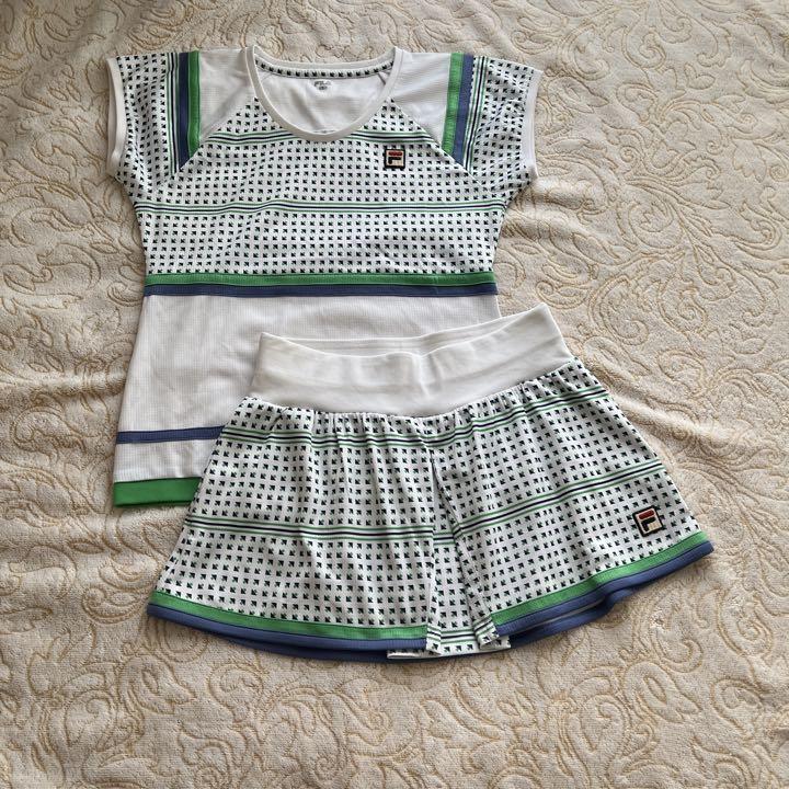 FILA テニスウェア 上S 下Mサイズ