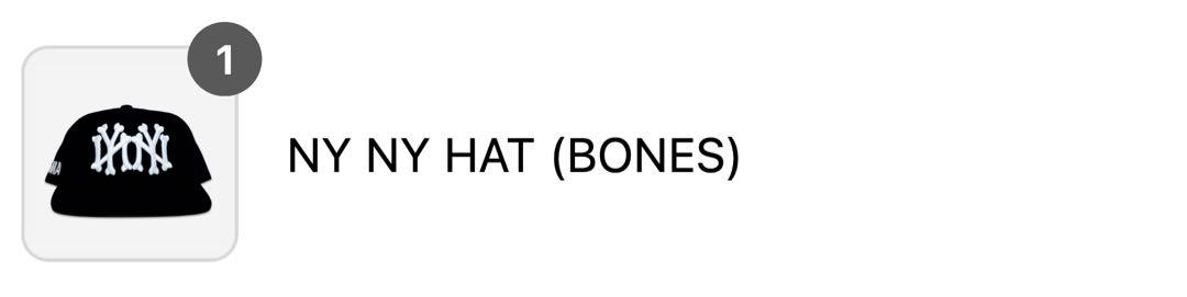 帽子 oMA STUDIOS NY NY HAT BONES