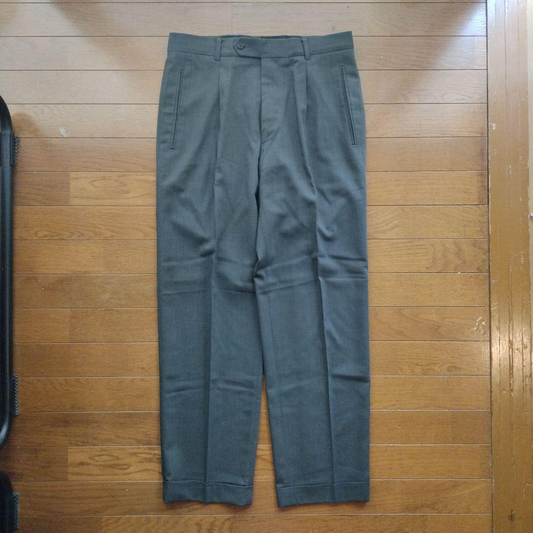 【冬バーゲン★】 アメリカ製 メンズ ダブル仕上げ ダークグレースラックス BOSS HUGO パンツ